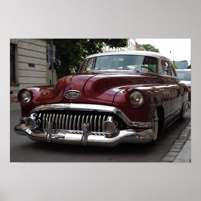 Póster Viejo coche vintage - poster (Frente)