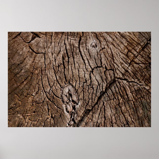 Póster Viejo gris oscuro fondo de madera texturada, El Su (Frente)