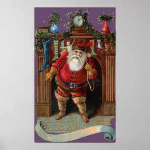 Póster Viejo Mundo Santa