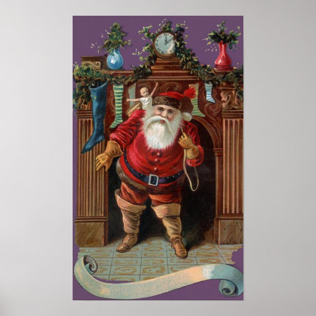 Póster Viejo Mundo Santa (Frente)