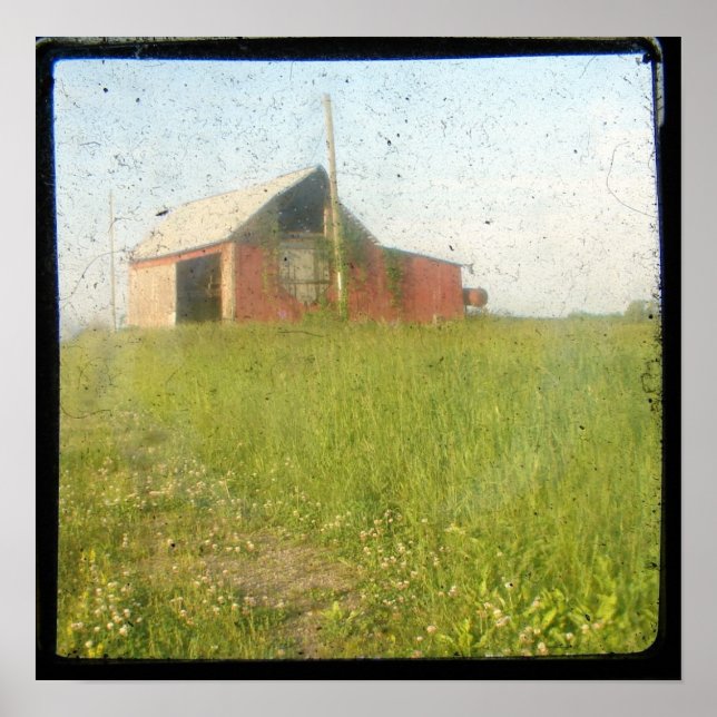Póster Viejo Red Barn TTV (Frente)