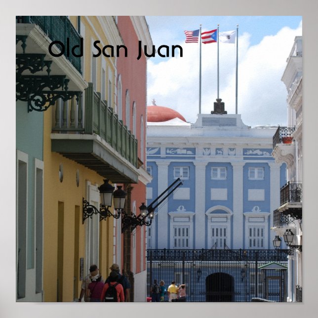 Póster Viejo San Juan (Frente)