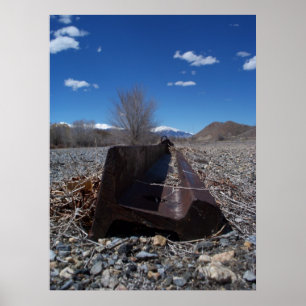 Póster Viejo Yard Ferroviario