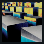 Póster viejos cubos de hormigón<br><div class="desc">viejos cubos de hormigón</div>