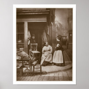 Póster Viejos muebles, de 'Street Life in London', 1877-