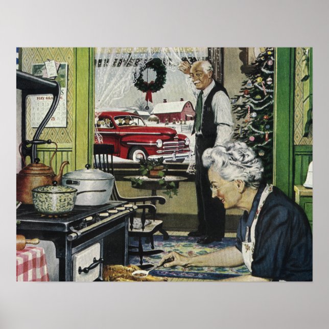 Póster Viejos Navidades caseros (Frente)