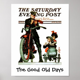 Póster Viejos Tiempos - Saturday Evening Post