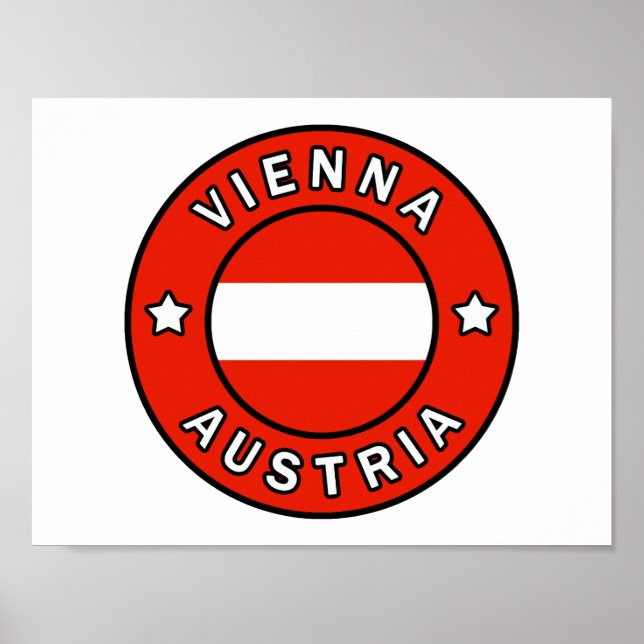 Póster Viena Austria (Frente)