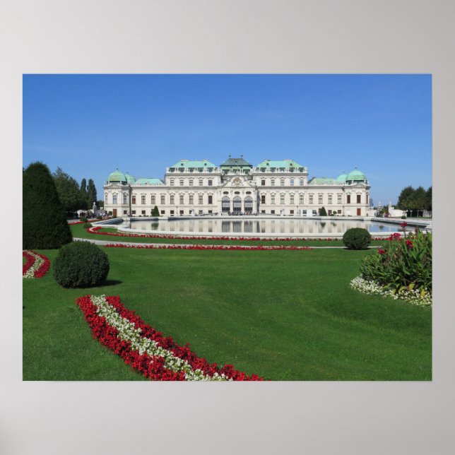 Póster Viena Belvedere (Frente)