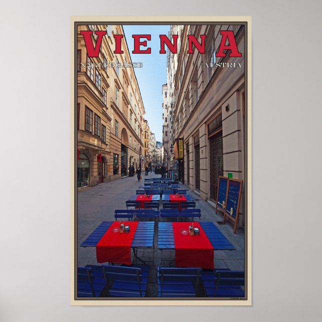 Póster Viena - Naglergasse (Frente)