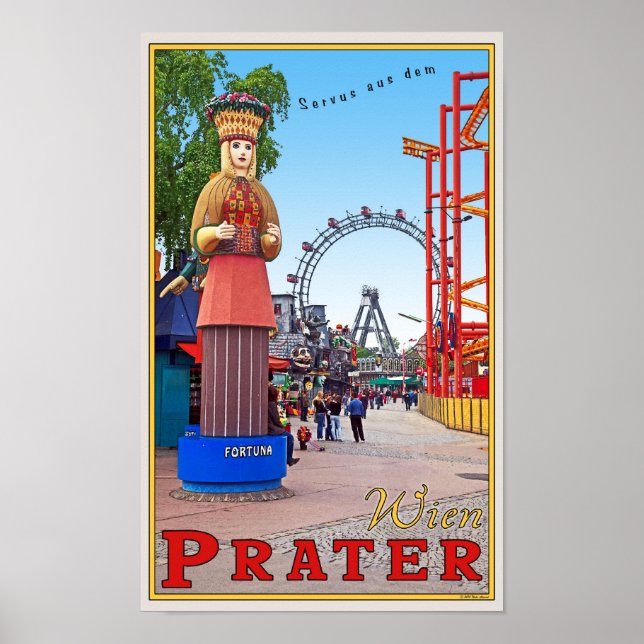 Póster Viena - Parque Prater (Frente)