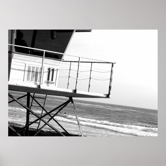 Póster Viendo a los surfistas (Frente)