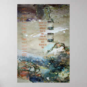 Póster Viendo con el Poster del corazón