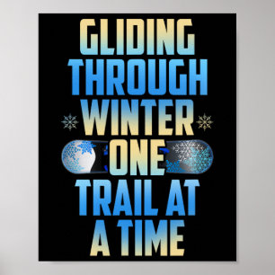 Póster Viendo El Invierno Un Camino A La Vez