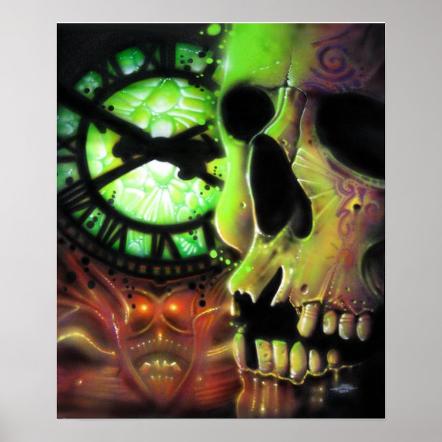 Póster Viendo el reloj de nuevo (Frente)