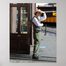 Póster Viendo el tren Durango y Silverton