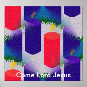 Póster Viene señor Jesús