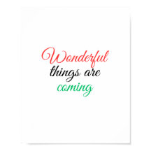 Vienen cosas maravillosas