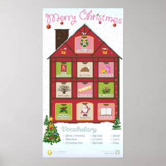 Póster Vienen los navidades, pero una vez al año