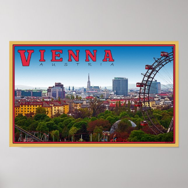 Póster Vienna - Cityscape (Frente)