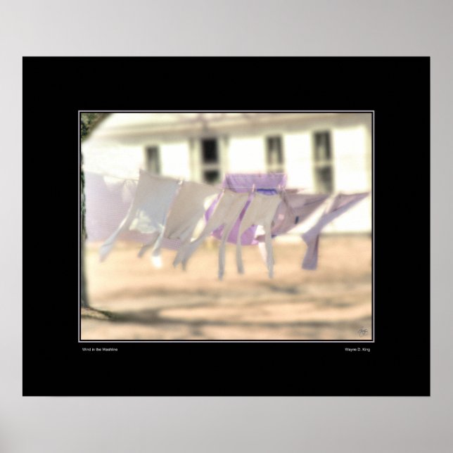 Póster Viento en el Poster de Washington (Frente)