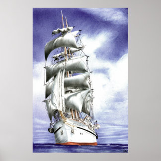 Póster Vientos comerciales