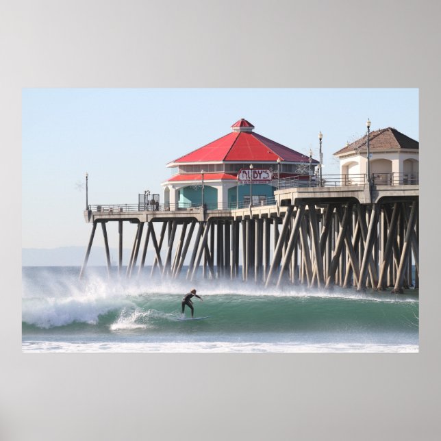 Póster Vientos De Santa Ana En El Extranjero, Huntington  (Frente)