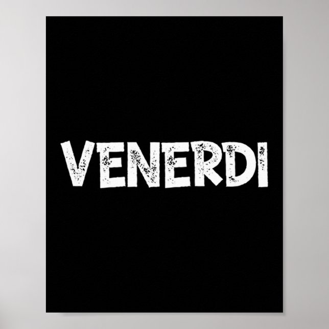 Póster viernes _ Días De La Semana Viernes _2  (Frente)