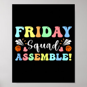 Póster Viernes Feliz Vie Yay Profesor Escuela Meme Tanque