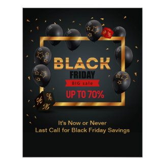 Póster Viernes Negro