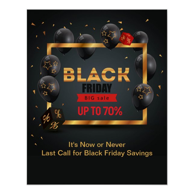 Póster Viernes Negro  (Anverso)