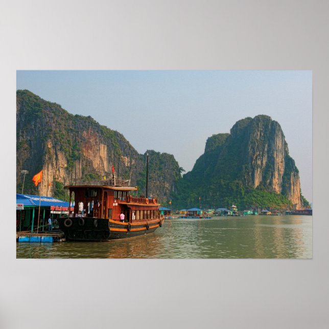 Póster Vietnam, Bahía de Ha Long (Frente)
