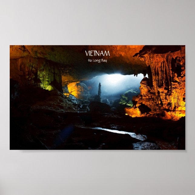 Póster VIETNAM, Bahía Ha Long (Frente)