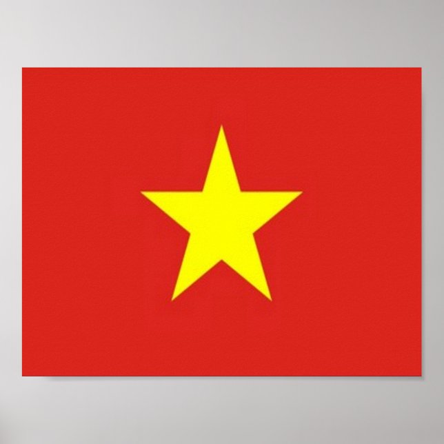 Póster Vietnam - Bandera - (Frente)