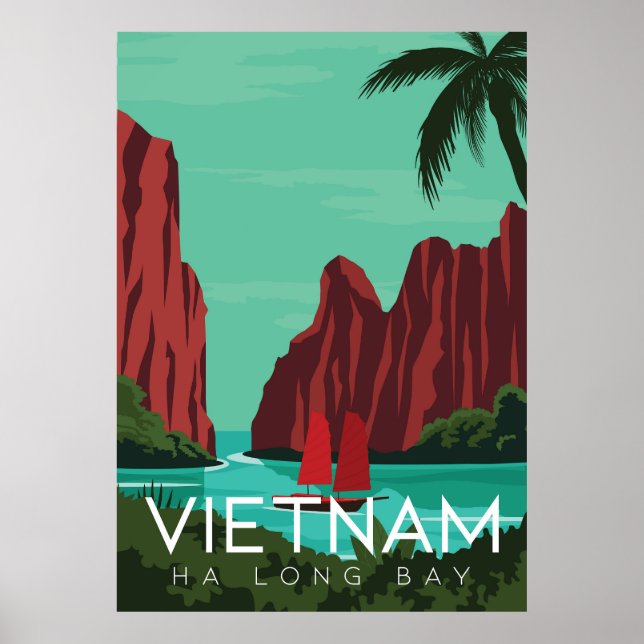 Póster Vietnam Ha Long Bay (Frente)