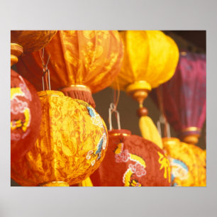 Póster Vietnam, Hoi An Grandes faroles, souvenirs