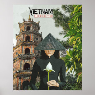 Póster Vietnam: Vacaciones de viaje
