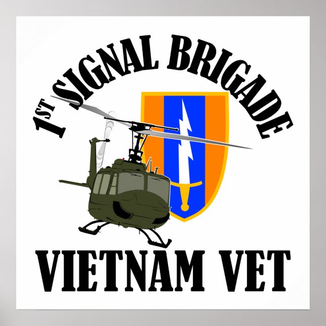 Póster Vietnam Vet - 1er Sig Bde (Frente)