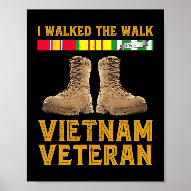 Póster Vietnam War Vietnam Veteran Us Veterans Day 185 (Frente)