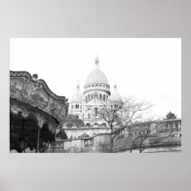Vieux carrousel Sacré-Coeur de Montmartre París