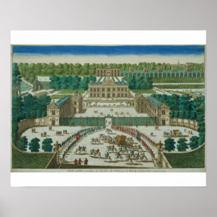 Póster View and Perspective of the Entrance to the Chatea