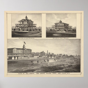 Póster View at Sea Grove, Cape May Point