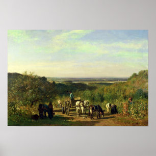 Póster View from the Hilltops of Suresnes