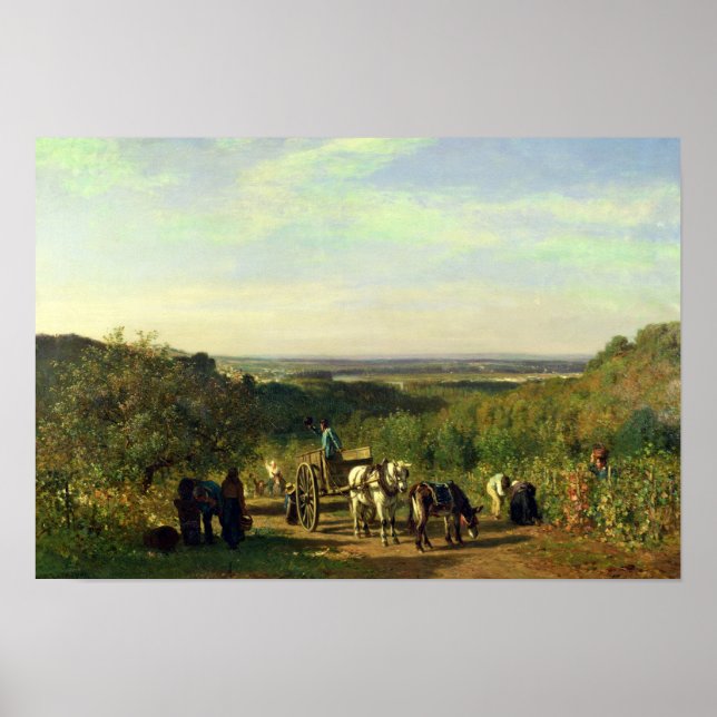 Póster View from the Hilltops of Suresnes (Frente)