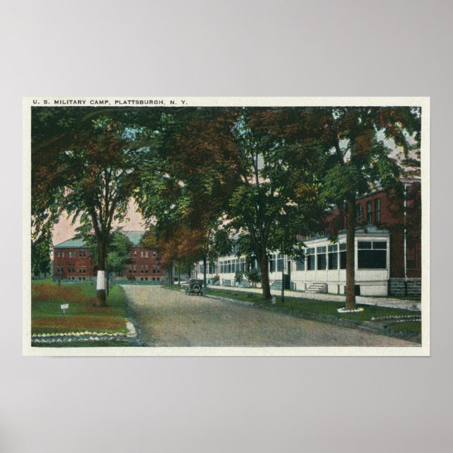 Póster View of a US Military Camp (Frente)