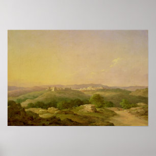 Póster View of Bethlehem, 1857