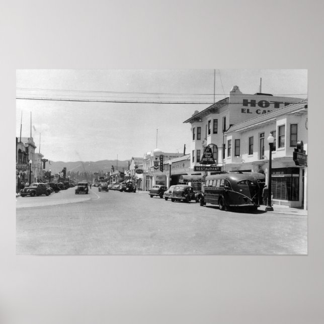 Póster View of BroadwayKing City, CA (Frente)