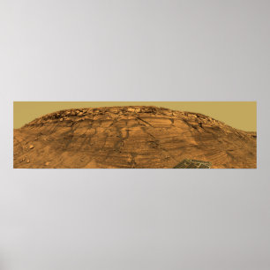 Póster View of Burns Cliff on Mars