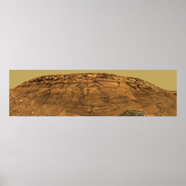 Póster View of Burns Cliff on Mars (Frente)