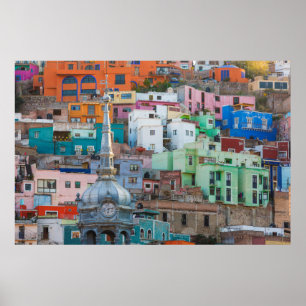 Póster View of city buildings